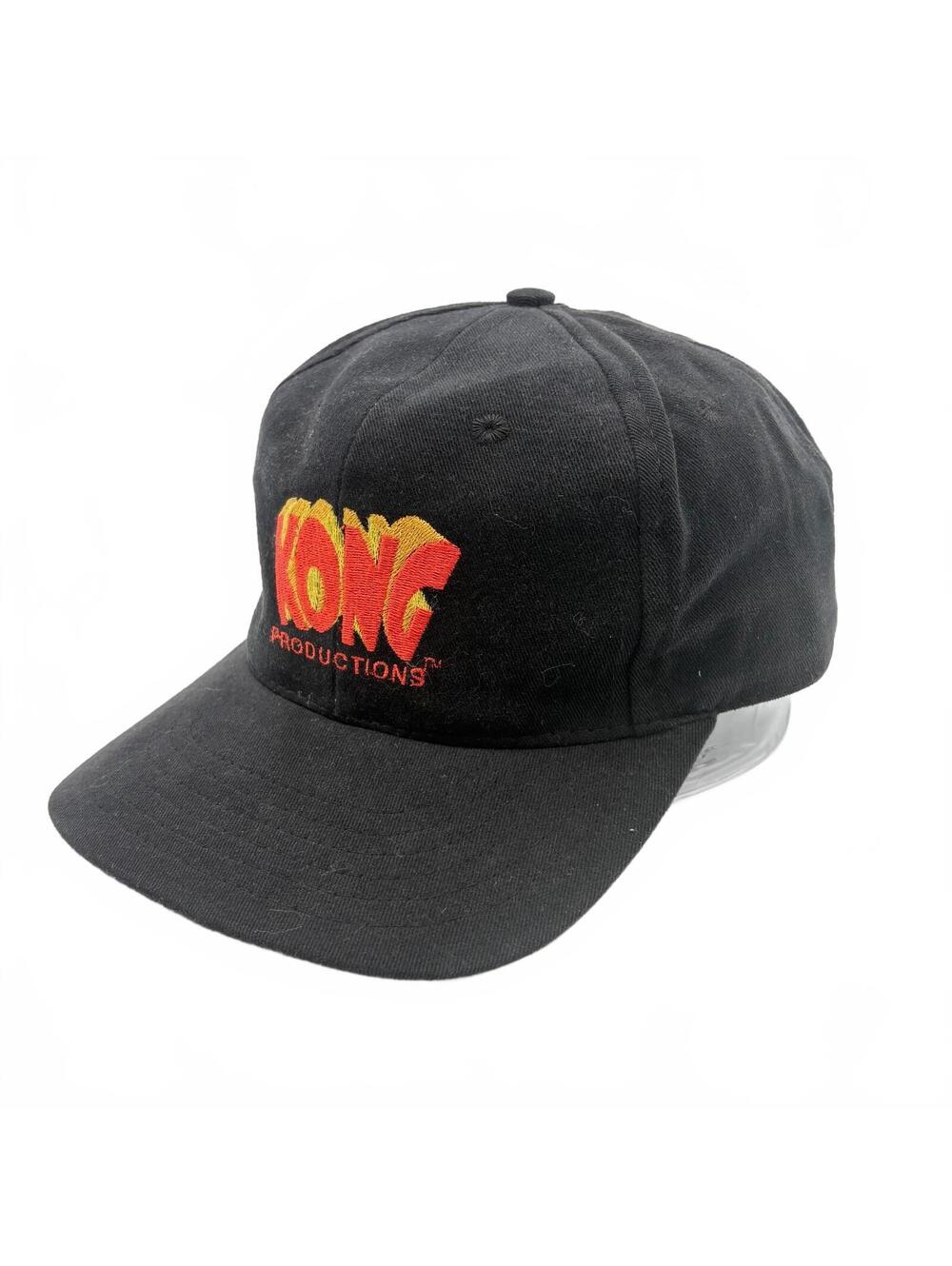 VTG 90's King Kong Productions Special Effects Cast & Crew Black Baseball Hat